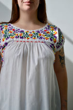 Vintage Floral Embroidered Top