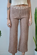 Seventies Striped Knit Trousers