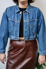 Fun Inspired Cropped Denim Jacket