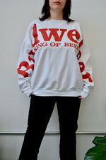 Nineties Spellout Budweiser Crewneck