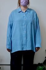 Cerulean Button Up