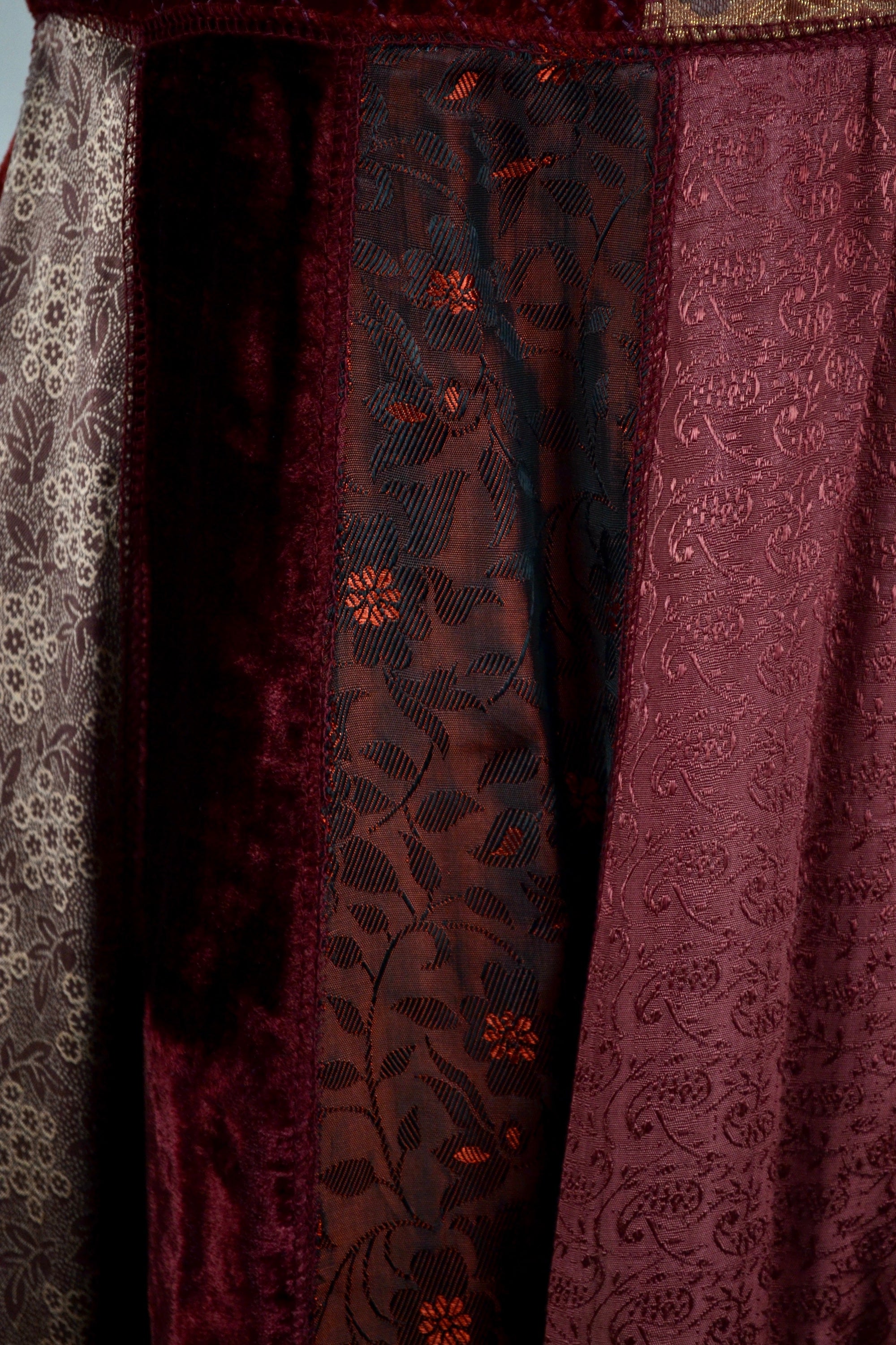 Nineties Velvet Patchwork Dress