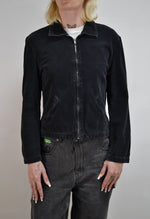 Black Cord Light Jacket