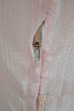 Vintage 40s/50s Pink Sheer Overlay Dress