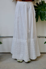 Antique Cotton Petticoat