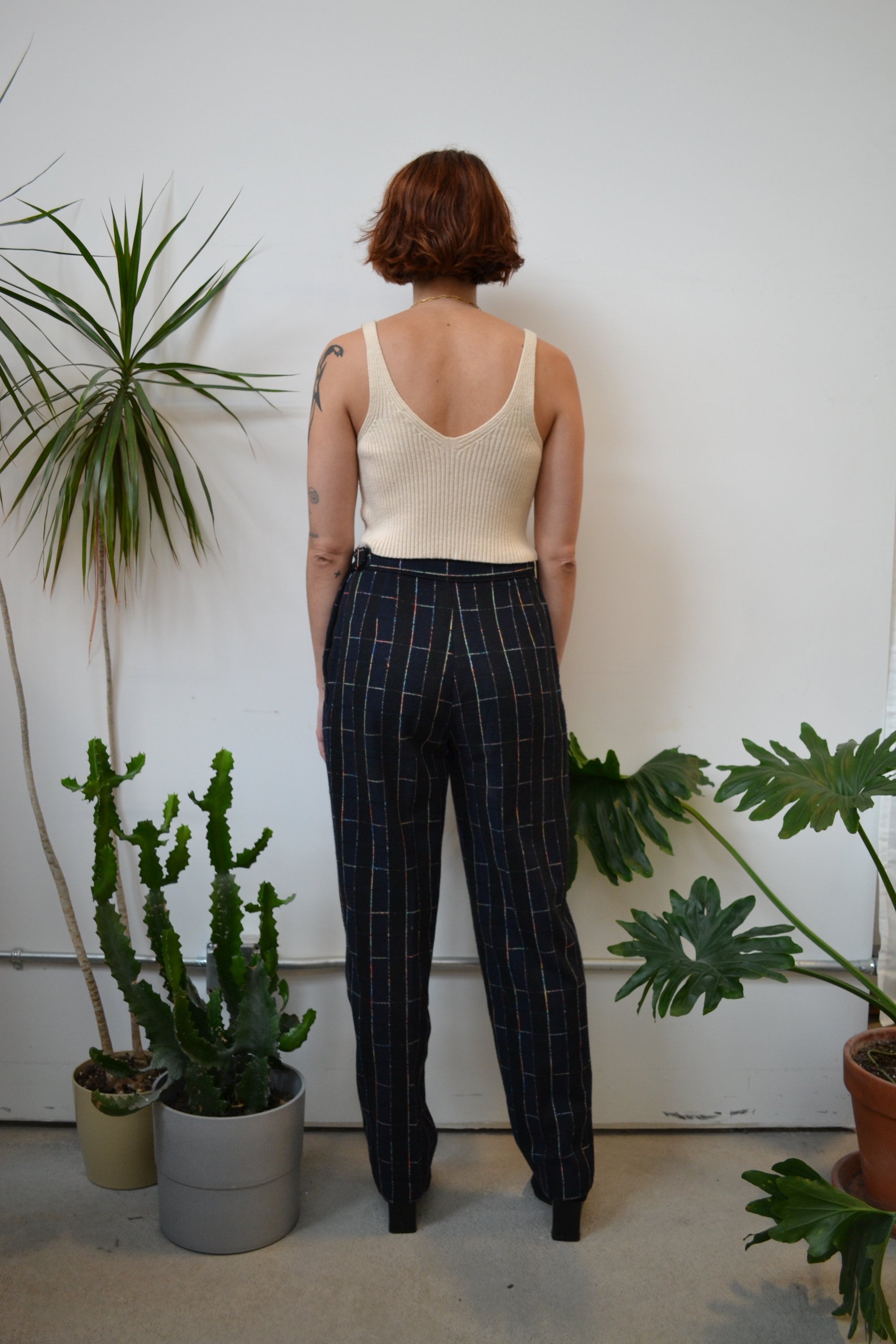 Rainbow Grid Trousers