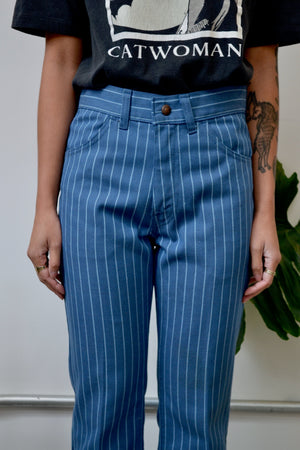 Black Tab Big E Striped Woven Pants