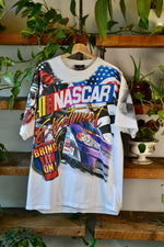 2000's Nascar Allover Print Tee