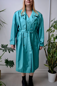 Eighties Teal Trench