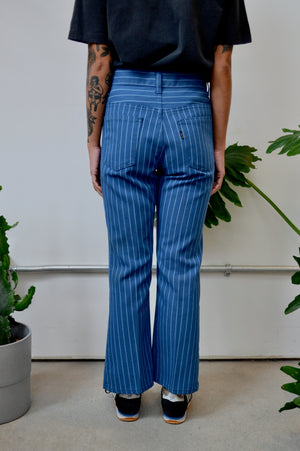 Black Tab Big E Striped Woven Pants