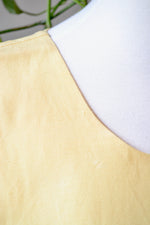 90s/00s Pastel Yellow Wiggle Dress