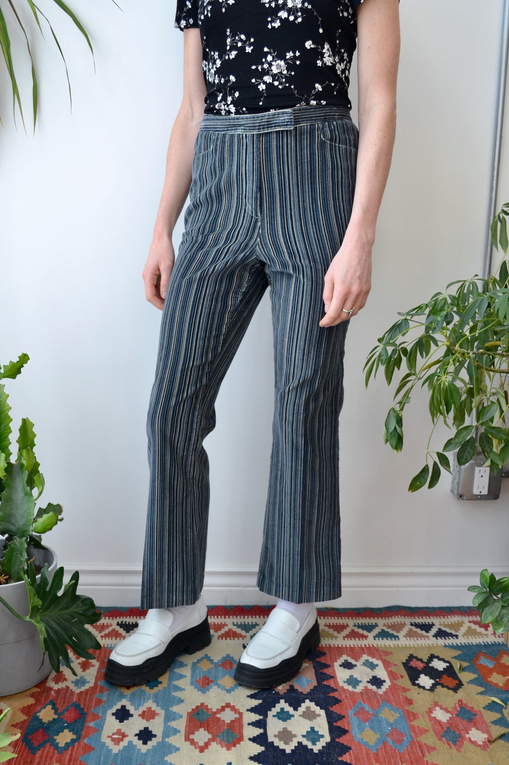 Striped Cord Flares