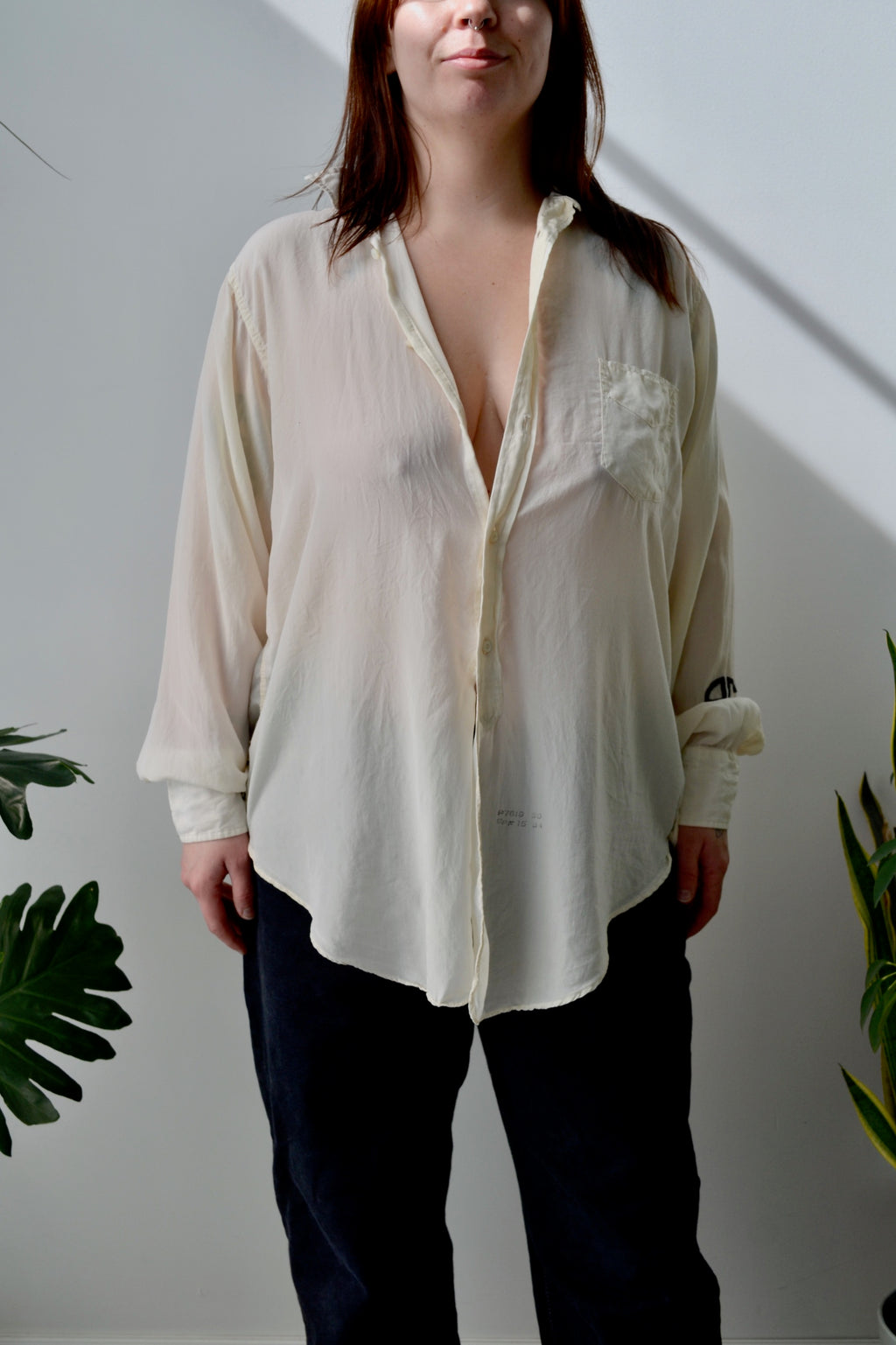 Romantic Silk Button Up