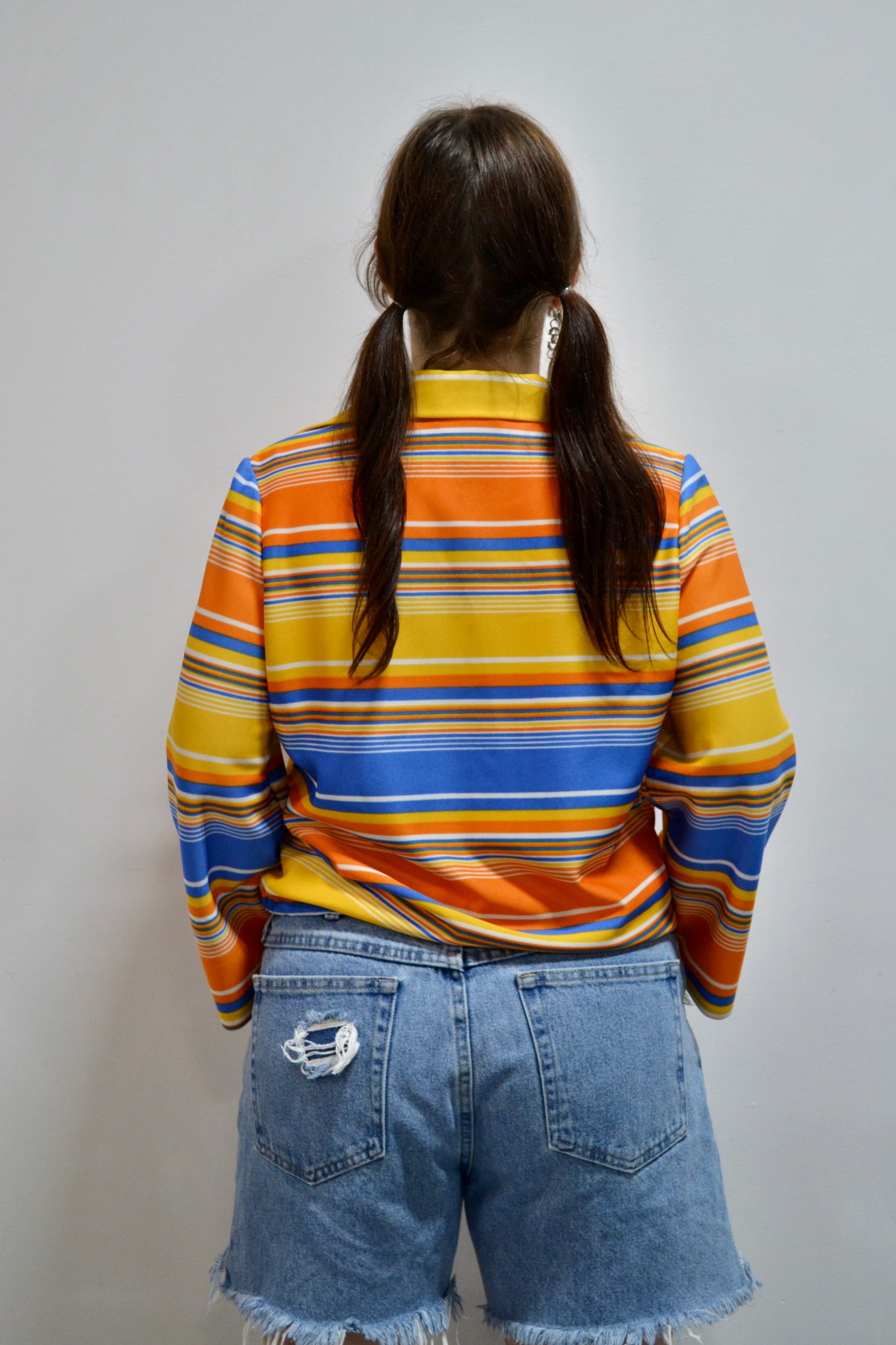 Sunset Striped Blouse