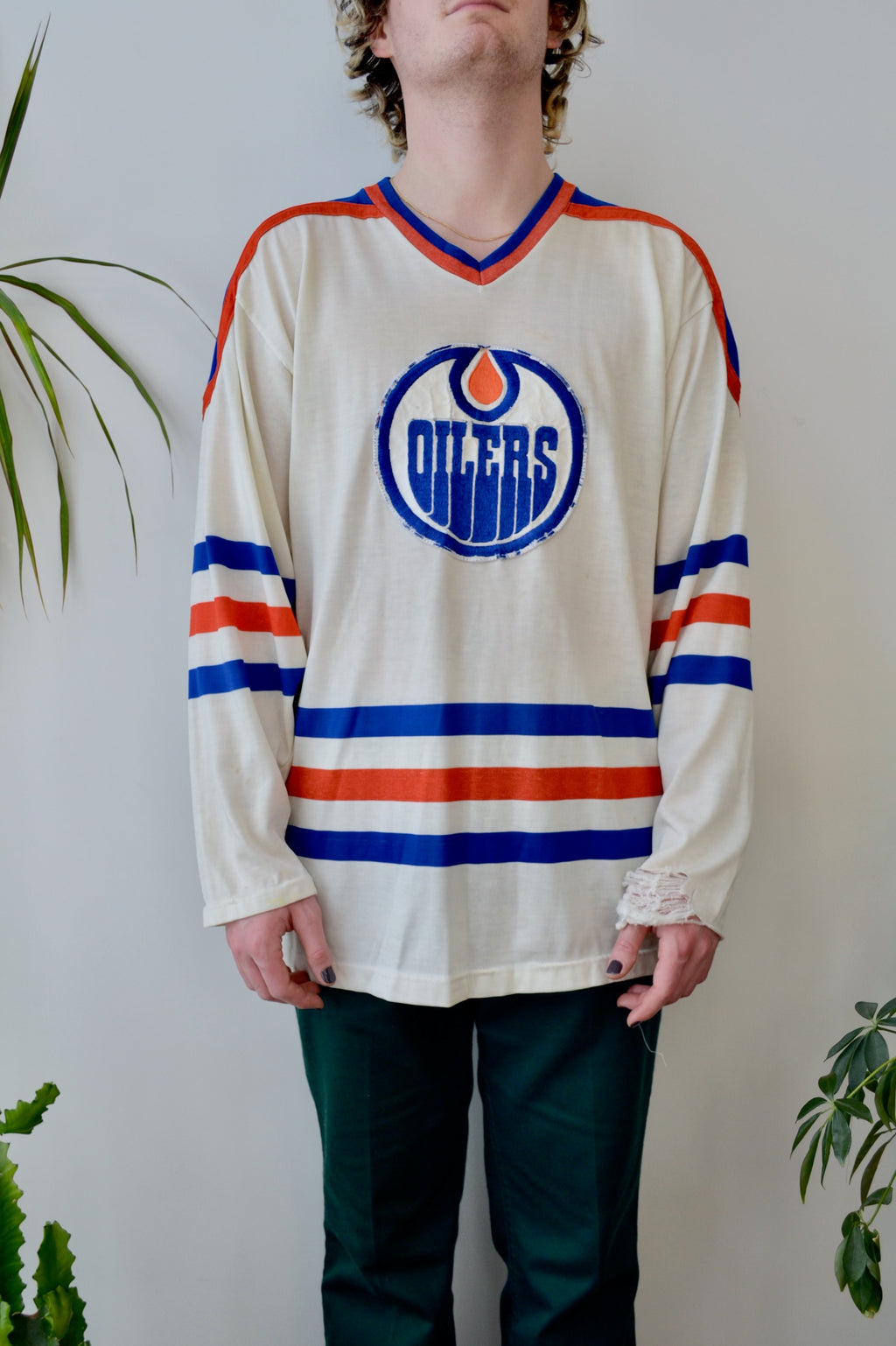 80s/90s Oilers Jersey