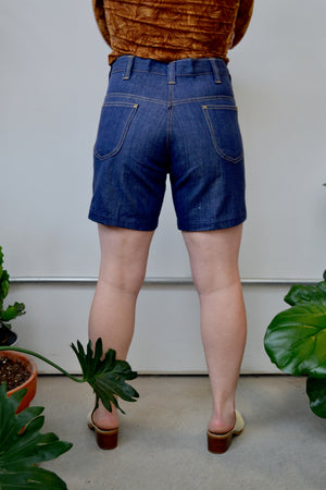 Sixties Raw Denim Shorts
