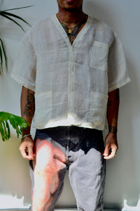 Piña Cloth Button Up