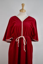 Vintage Vanity Fair Raspberry Robe