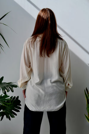 Romantic Silk Button Up