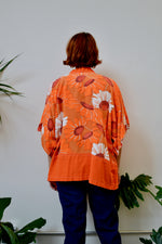 Orange Daisy Robe