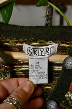90s Skyr Fair Isle Boxy Knit Sweater