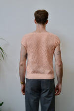 Peach Pink Knit Top