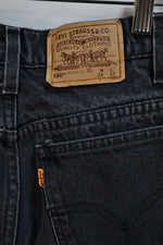 90s Black Levi 550 Orange Tabs