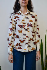 Sixties Butterfly Lovers Blouse