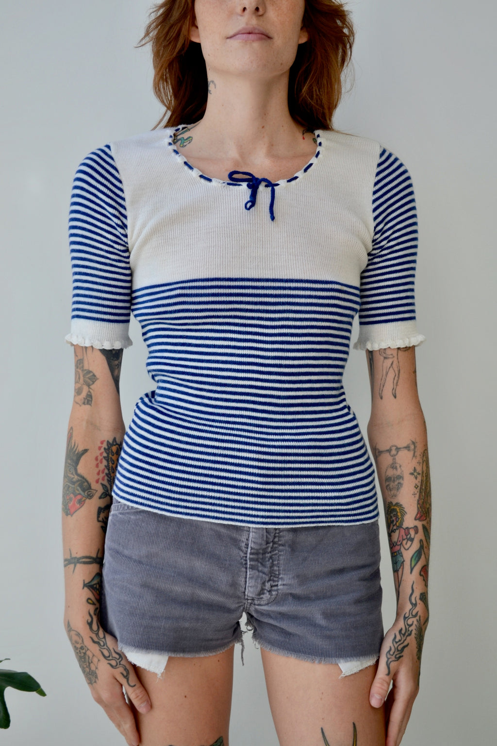 Cutie Striped Knit Top