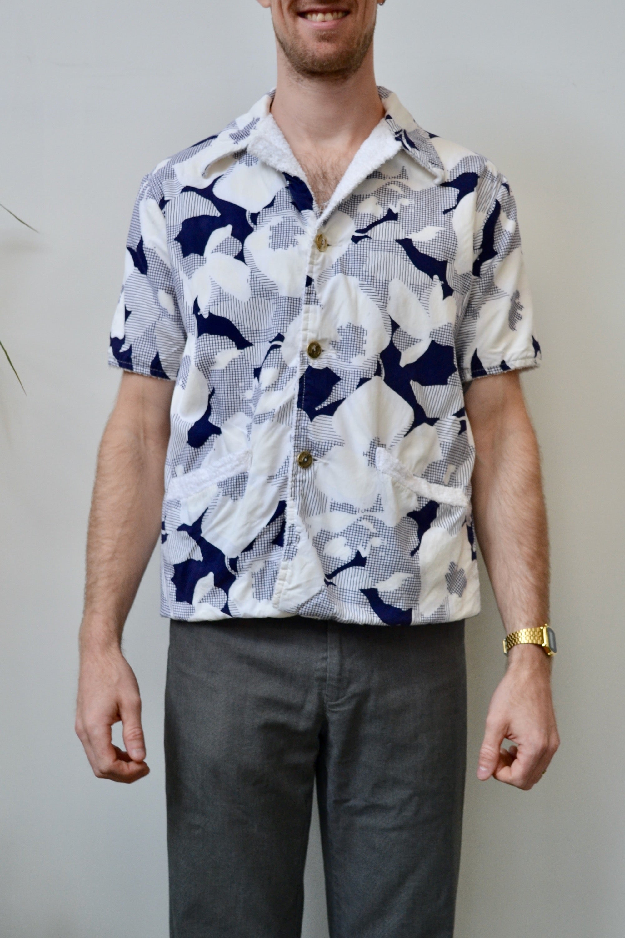 60s Terry Cloth Cabana Shirt