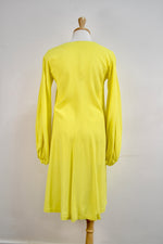 Vintage Lemon Yellow Number
