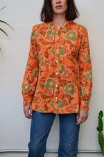Klimt-Esque Psychedelic Sixties Blouse