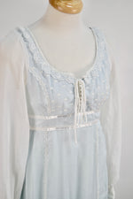 Baby Blue Gunne Sax Prairie Dress