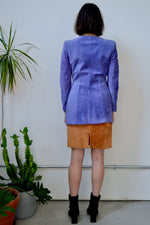 Periwinkle Suede Shacket