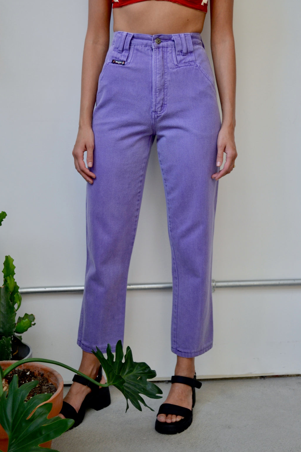 Purple Eighties Jeans