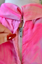 Bright Pink 60s Flowy Mini