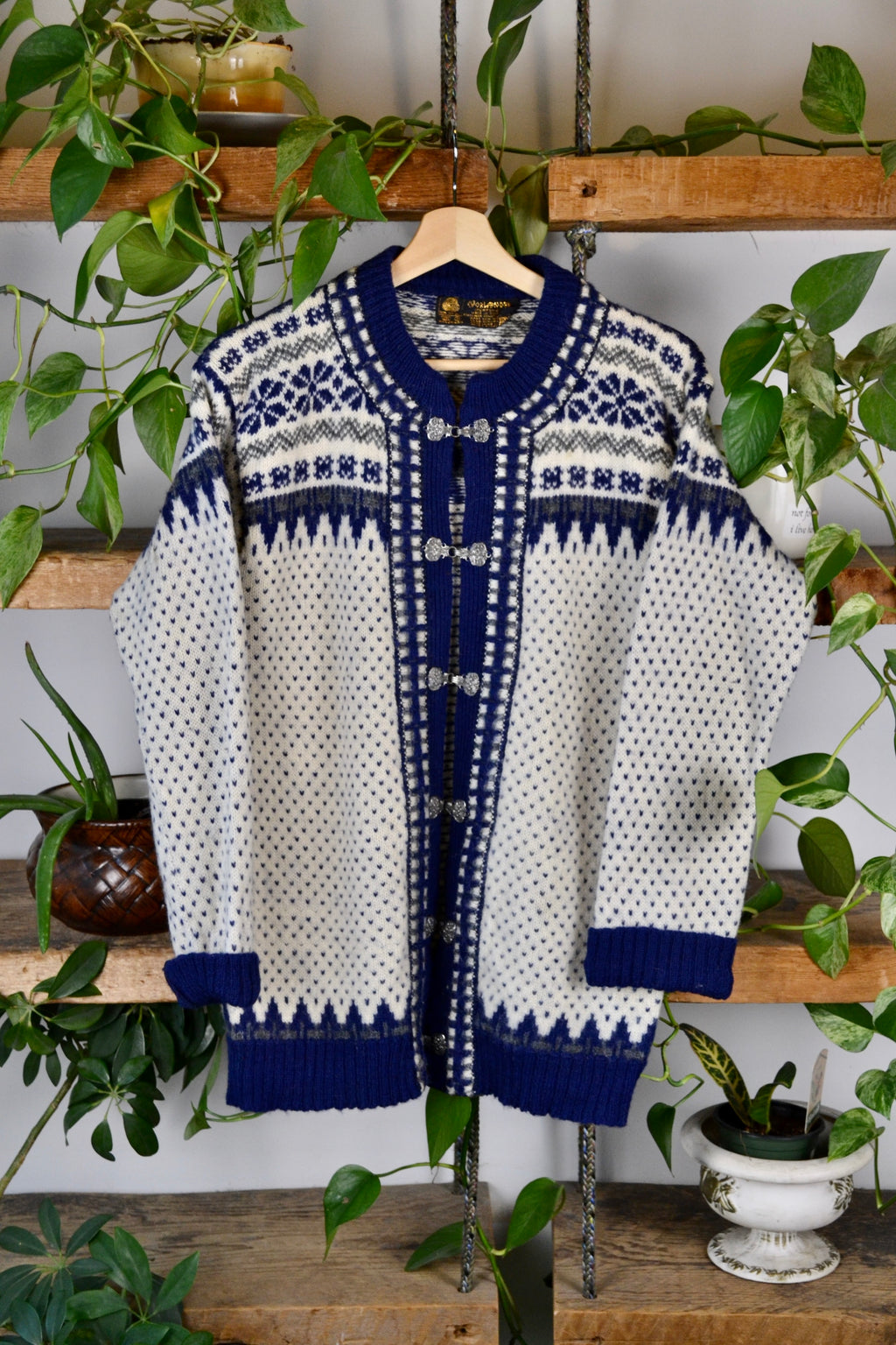 His Norwegian Knit Cardigan