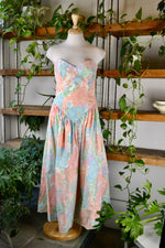 80s Matching Strapless Dress & Bolero Set