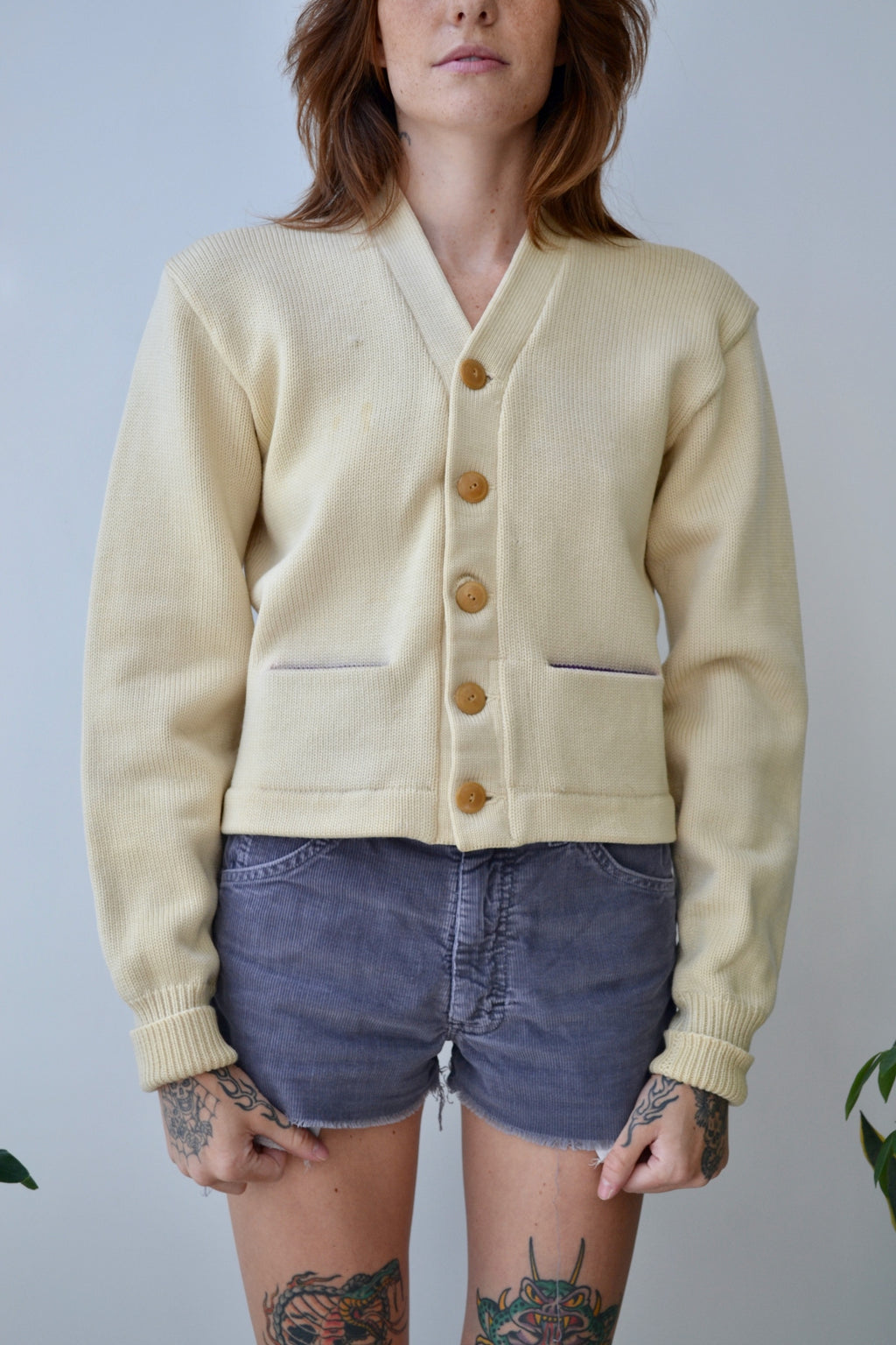 Worsted Letterman Cardi