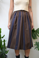 Pleated Wool Skirt