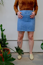 Denim Mini Skirt