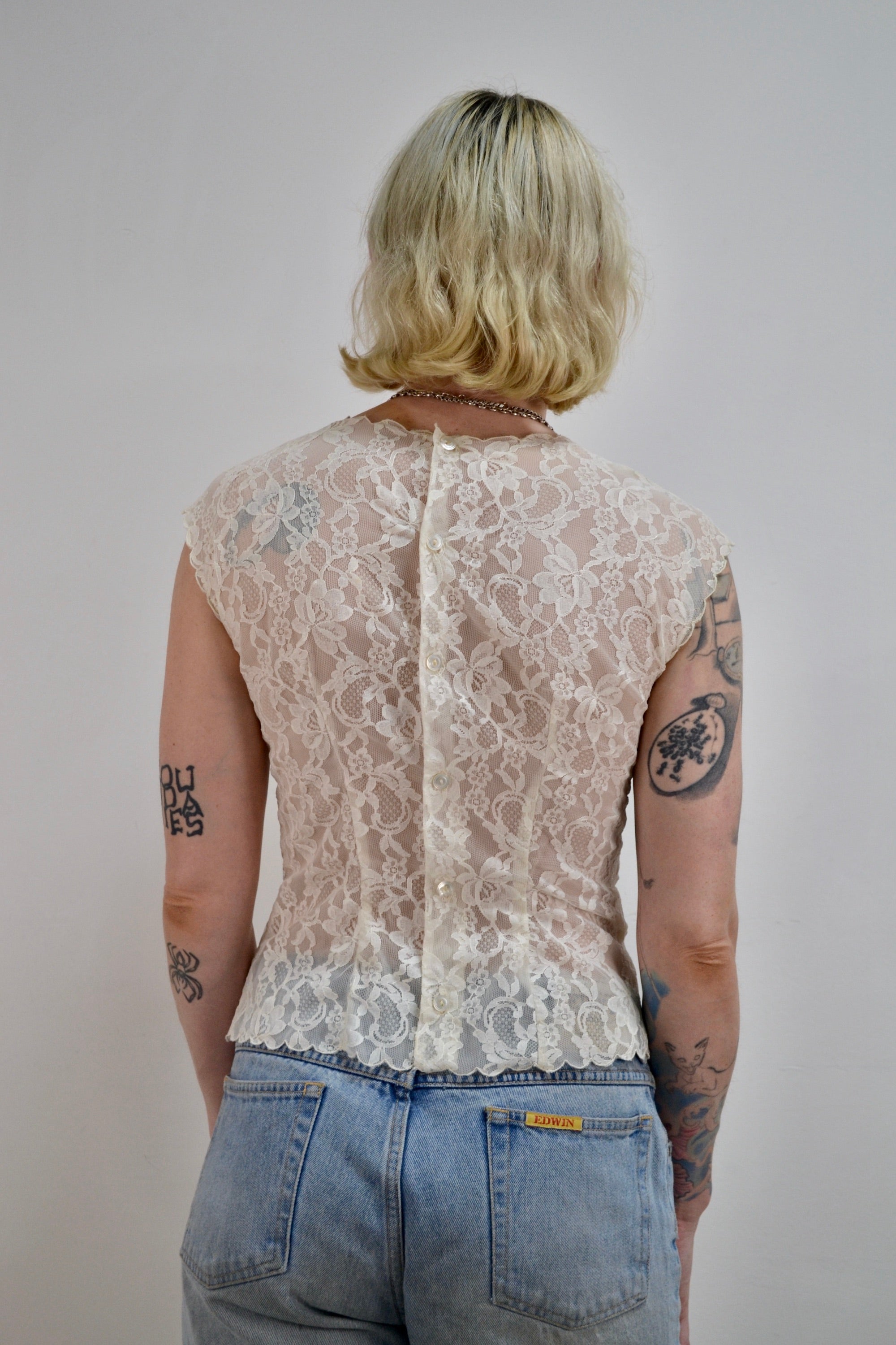 Blouse de Jour Lace Top