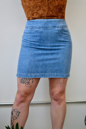 Denim Mini Skirt