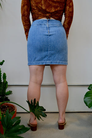 Denim Mini Skirt