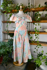 80s Matching Strapless Dress & Bolero Set