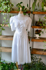 80s Butter Churnin' White Cotton Gunnie