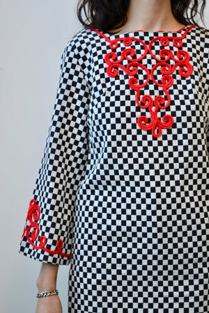 Sixties Checkered Tunic