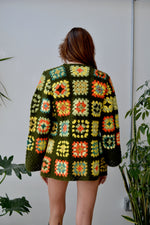 Adorable Granny Square Knit Cardi