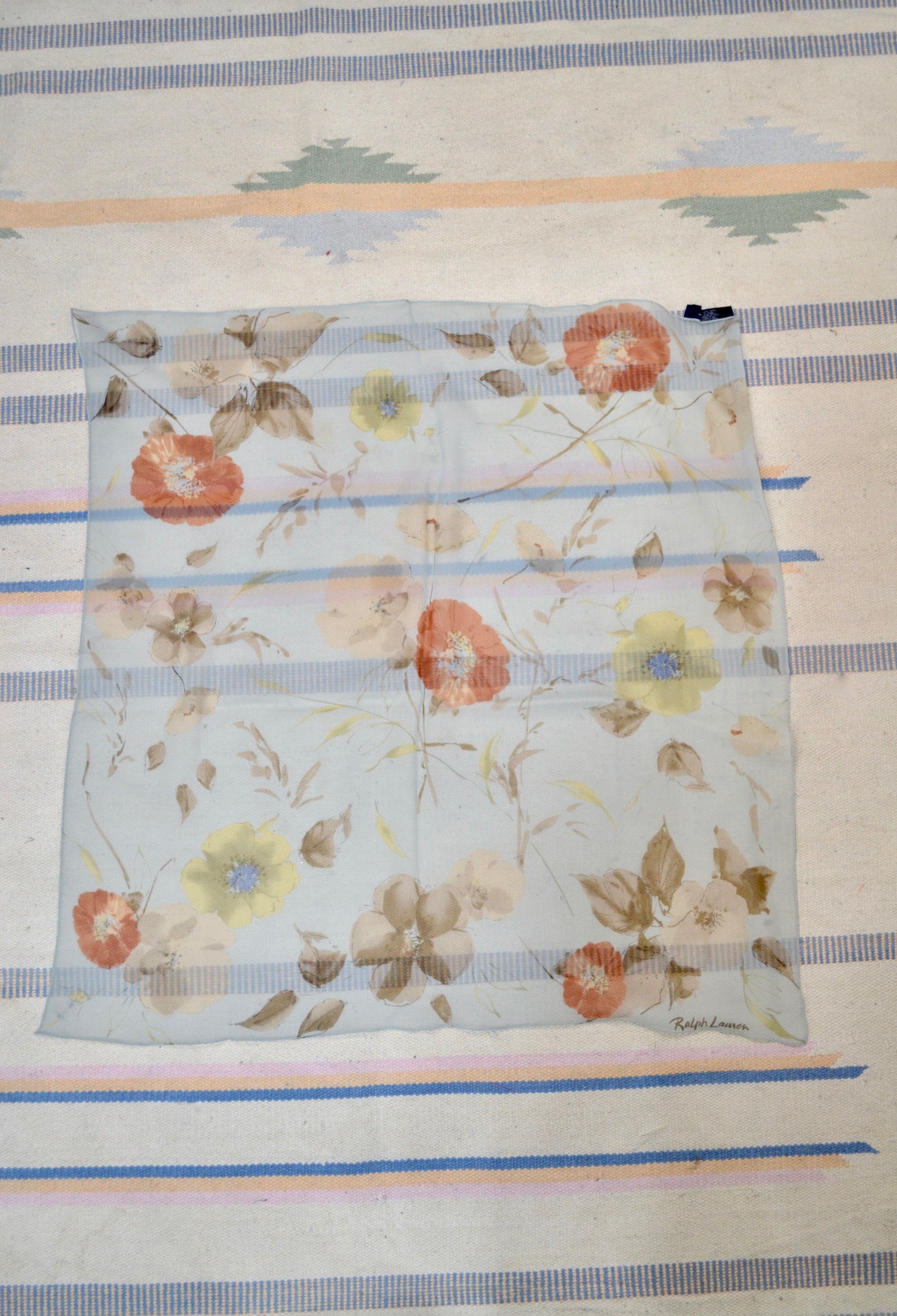 Vintage RL Silk Scarf