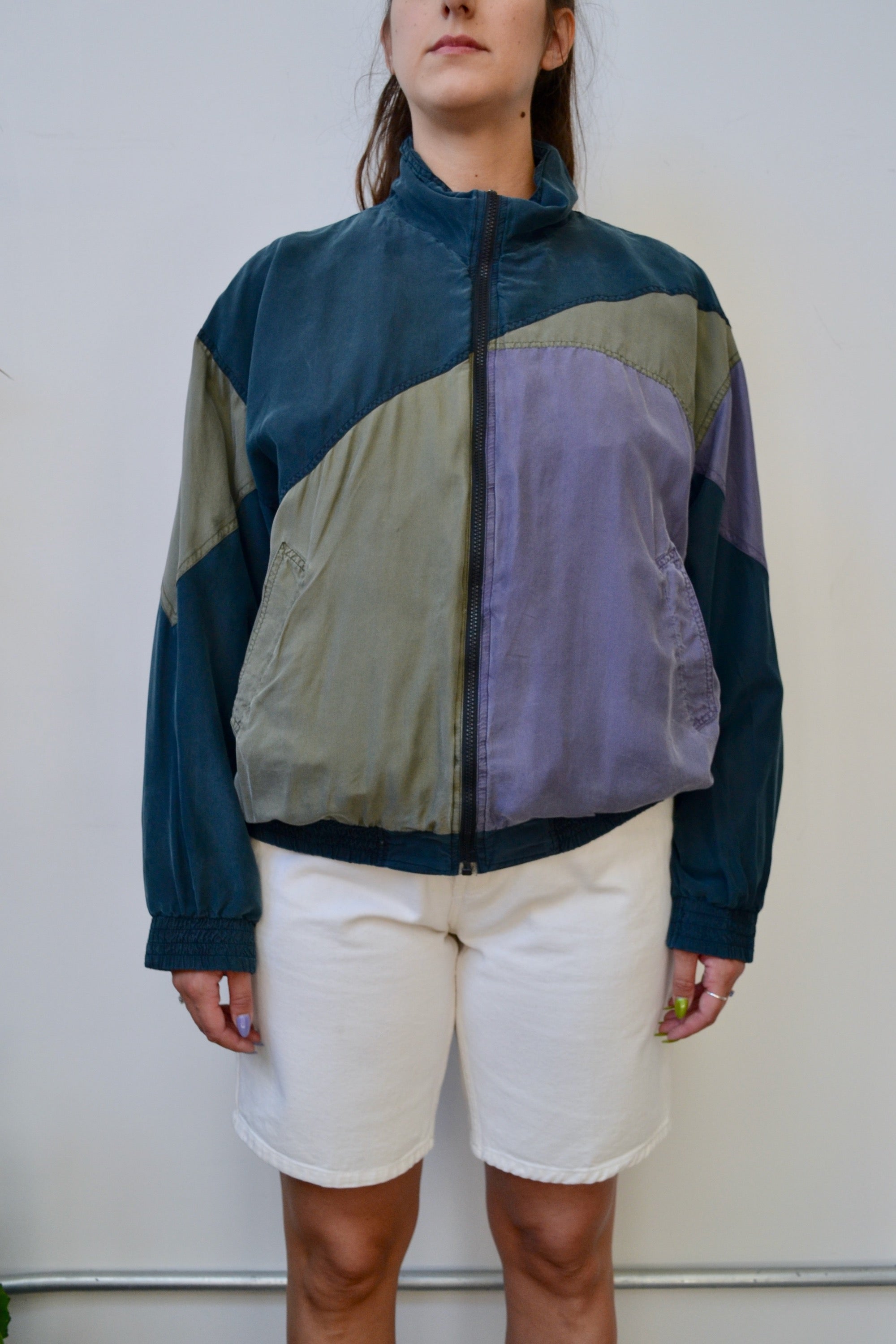 Muted Silk Bomber